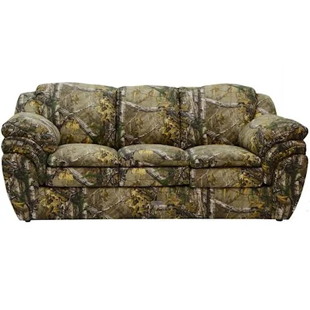 Casual Sofa with Pillow Top Arms